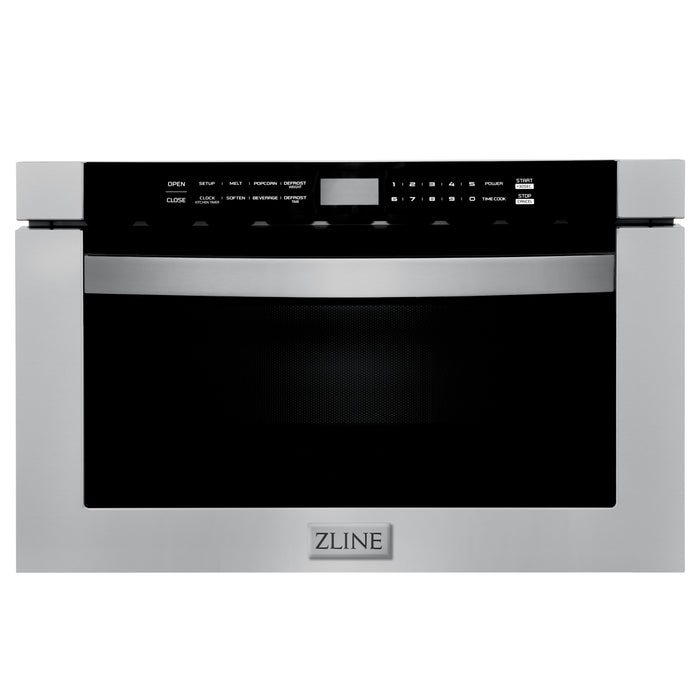 ZLINE 24" 1.2 cu. ft. Built-in Microwave Drawer in Stainless Steel