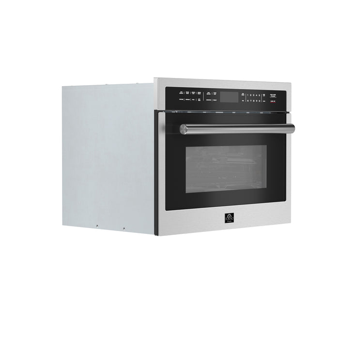 Forno Oliena 24-Inch Compact Oven and 1000 Watt Microwave, 1.6 cu.ft, Convection Oven