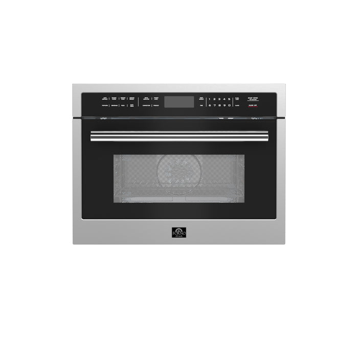 Forno Oliena 24-Inch Compact Oven and 1000 Watt Microwave, 1.6 cu.ft, Convection Oven