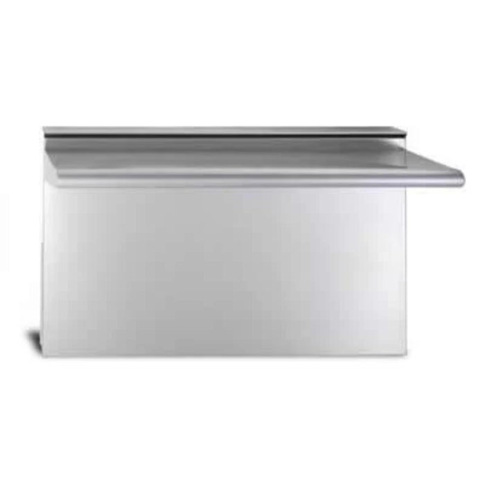 Capital 18" Wall Mount Stainless Steel High Back with Shelf for 30" Ranges