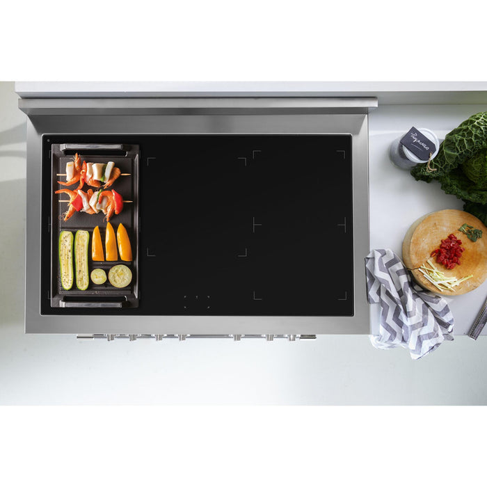 Verona Ultima 36-Inch 5.0 Cu. Ft. Colored Freestanding Induction Range with Five Cooking Zones, Dual Convection, and Air Fry