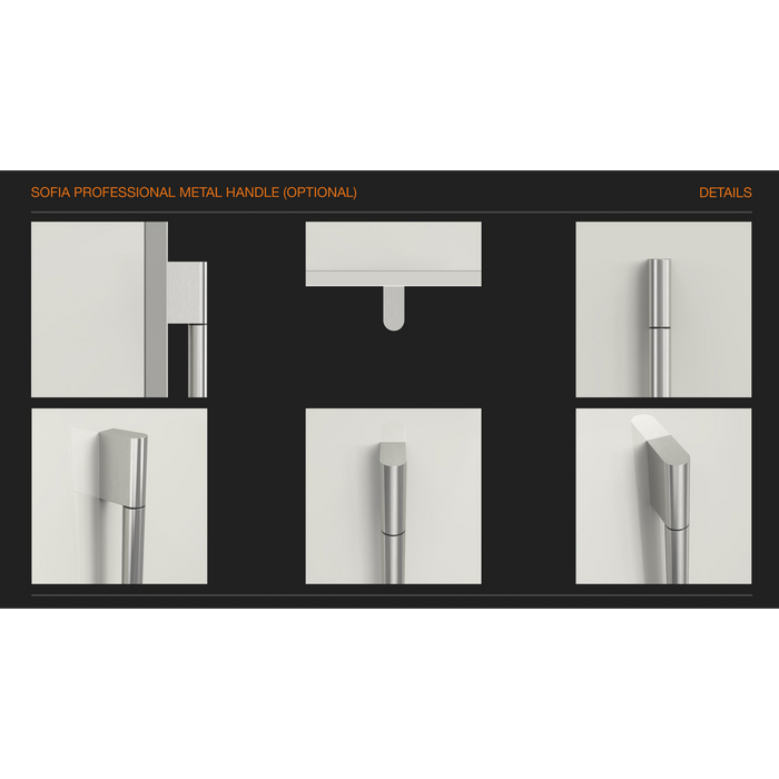 Fulgor Milano 21.54 cu.ft Pro Integrated Column Refrigerator, 700 Series, LH, Overlay, Bottom Compressor, Metal Interior, Soft-Closing Stainless Crispers