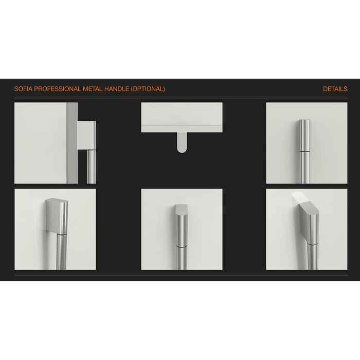 Fulgor Milano 17.44 cu.ft  Pro Integrated Column Refrigerator, 700 Series, LH, Overlay, Bottom Compressor, Metal Interior, Soft-Closing Stainless Crispers