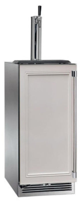 Perlick Signature Series 15" Indoor Beer Dispenser, Panel-Ready Solid Door, Left Hinge