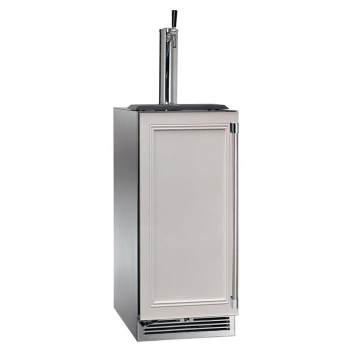 Perlick Signature Series 2.8 cu.ft Indoor Refrigerator w/ Fully Integrated Stainless Steel Solid Door, Left Hinge