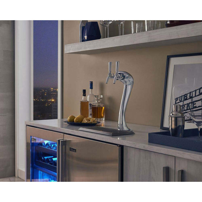 Perlick Signature Series 2.8 cu.ft Indoor Refrigerator w/ Stainless Steel Solid Door, Left Hinge
