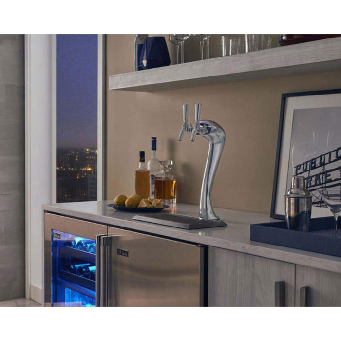 Perlick Signature Series 2.8 cu.ft Indoor Refrigerator w/ Stainless Steel Solid Door, Hinge Left