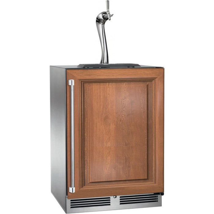 Perlick Signature Series 24" Indoor Adara Beer Dispenser – Single Tap, Panel-Ready Solid Door