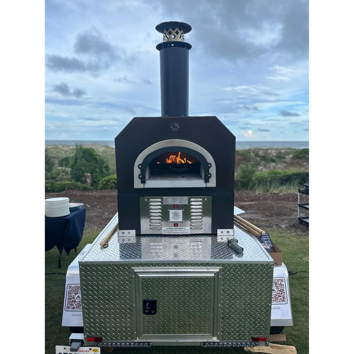Chicago Brick Oven CBO-750 Tailgater Portable Wood Fired Pizza Oven – Copper Vein Finish