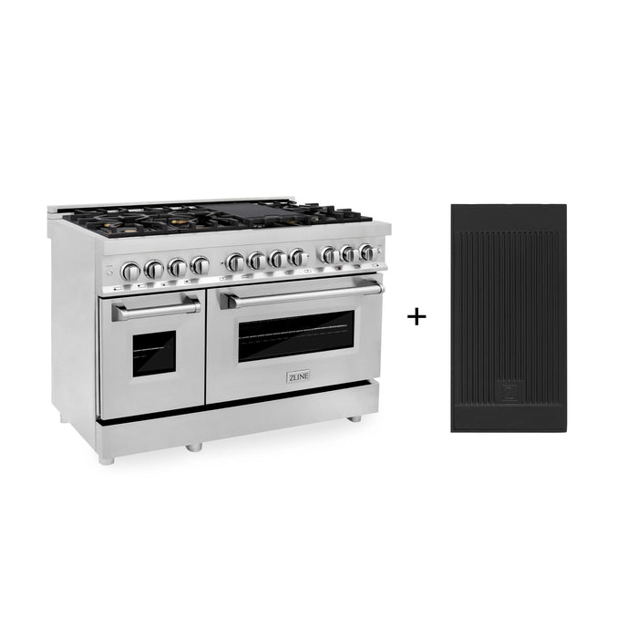 ZLINE Legacy Dual Fuel Range with Brass Burners and Griddle – 30", 36", and 48"