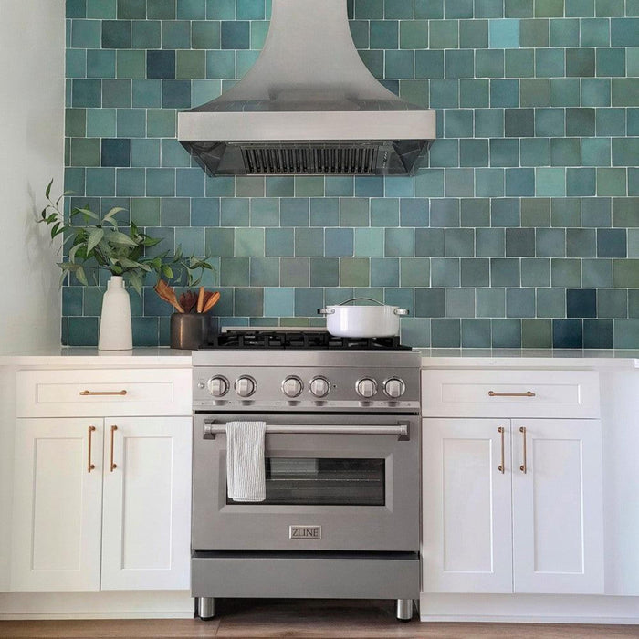 ZLINE Legacy Dual Fuel Range in Satin Nickel – 24", 30", 36", and 48"