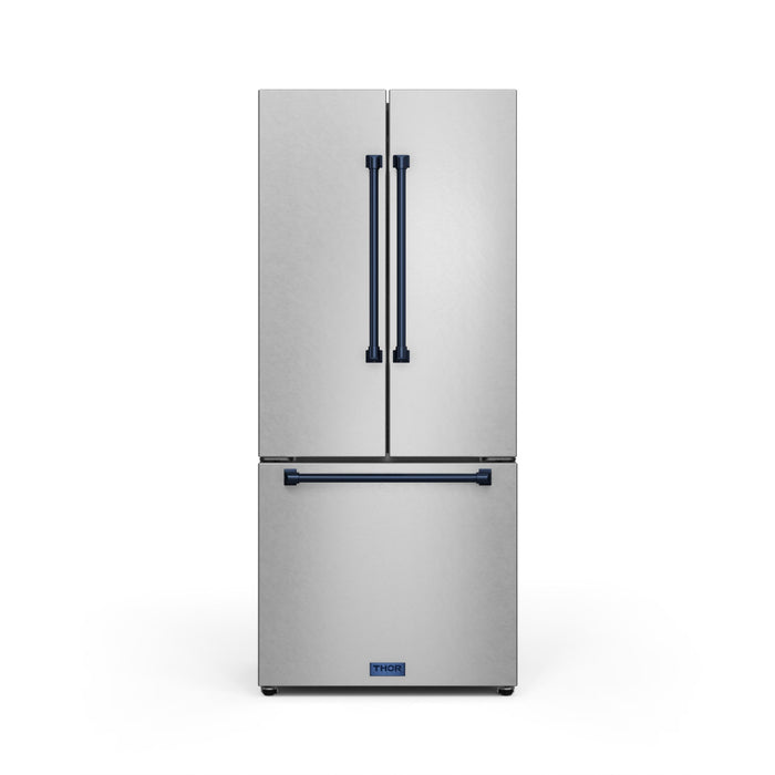 Thor Kitchen RF3017FFD99 17.5 cu ft French Door Counter Depth Refrigerator with Ice Maker | Gordon Ramsay Series