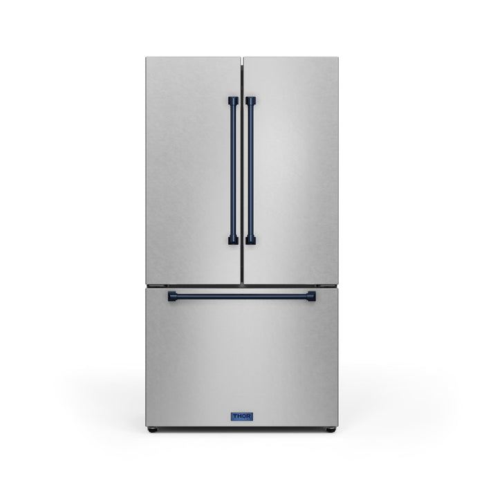 Thor Kitchen RF3621CTD99 36 Inch 20.3 Cu Ft French Door Counter Depth Refrigerator | Gordon Ramsay Series