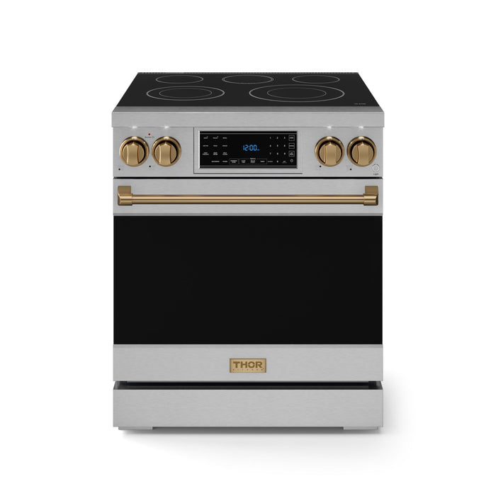 Thor Kitchen RSE30 30 Inch Freestanding Professional Electric Range | Gordon Ramsay Series
