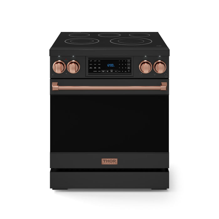 Thor Kitchen RSE30B 30 Inch Freestanding Professional Electric Range | Gordon Ramsay Series