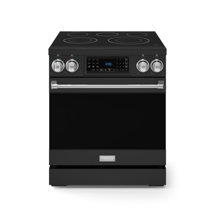 Thor Kitchen RSE30B 30 Inch Freestanding Professional Electric Range | Gordon Ramsay Series