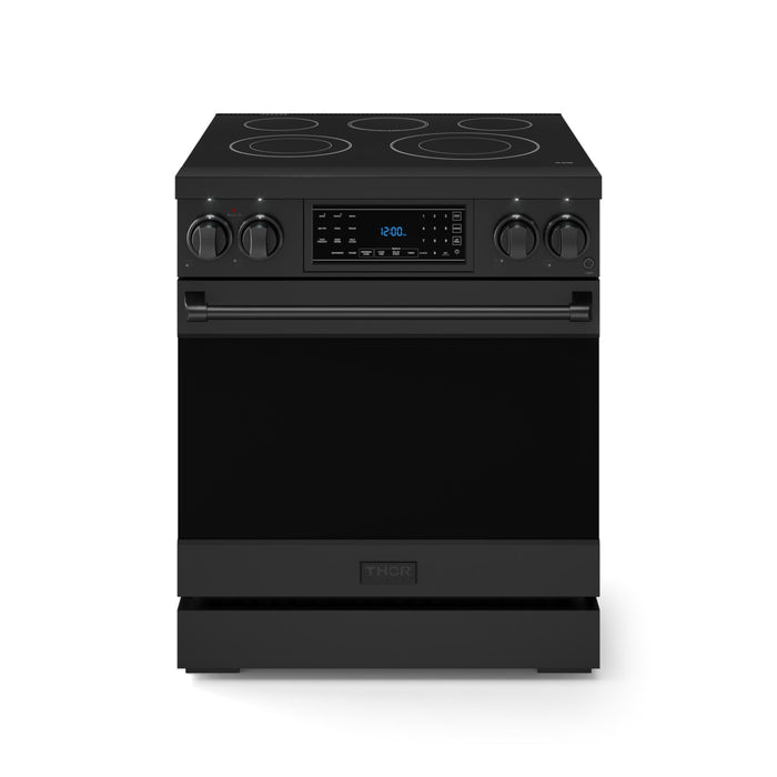 Thor Kitchen RSE30B 30 Inch Freestanding Professional Electric Range | Gordon Ramsay Series