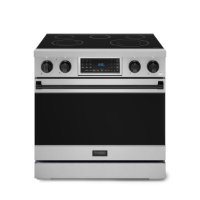 Thor Kitchen RSE36 36 Inch Professional Electric Range with Tilt Panel Touch Control | Gordon Ramsay Series