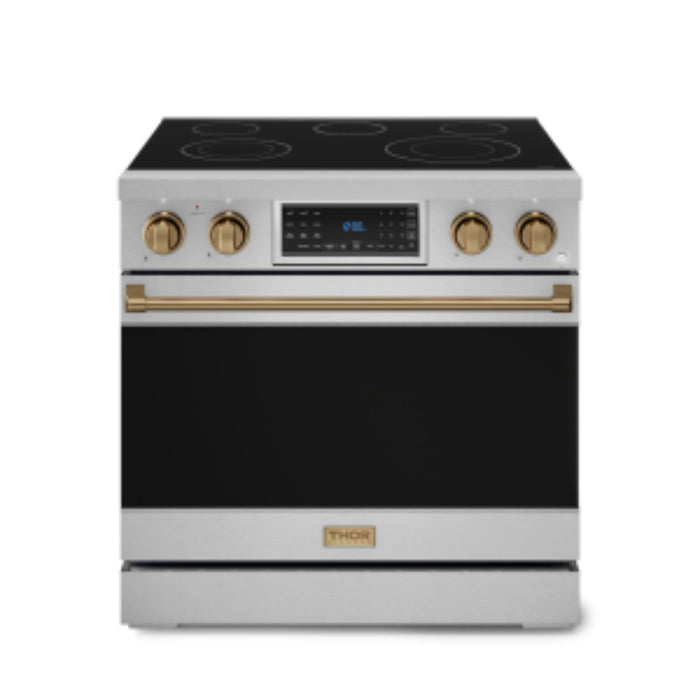 Thor Kitchen RSE36 36 Inch Professional Electric Range with Tilt Panel Touch Control | Gordon Ramsay Series