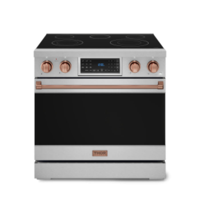 Thor Kitchen RSE36 36 Inch Professional Electric Range with Tilt Panel Touch Control | Gordon Ramsay Series