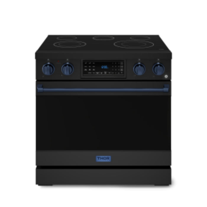 Thor Kitchen RSE36B 36 Inch Freestanding Professional Electric Range | Gordon Ramsay Series