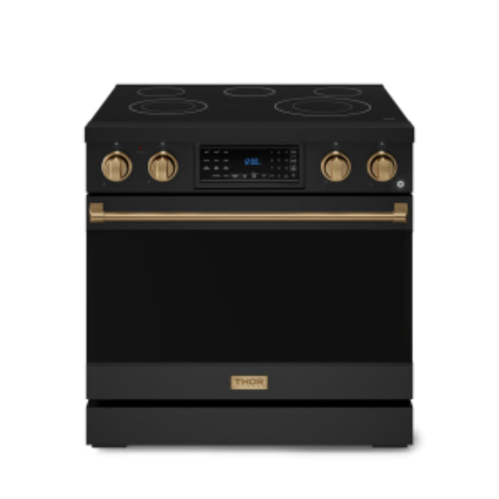 Thor Kitchen RSE36B 36 Inch Freestanding Professional Electric Range | Gordon Ramsay Series