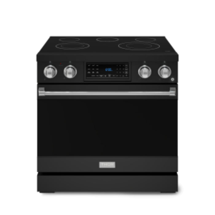 Thor Kitchen RSE36B 36 Inch Freestanding Professional Electric Range | Gordon Ramsay Series