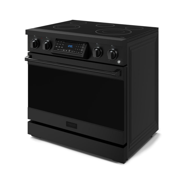 Thor Kitchen RSE36B 36 Inch Freestanding Professional Electric Range | Gordon Ramsay Series