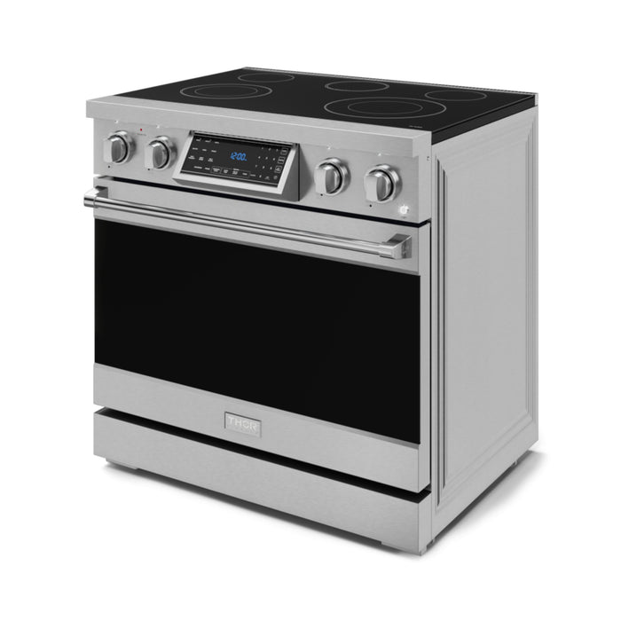 Thor Kitchen RSE36 36 Inch Professional Electric Range with Tilt Panel Touch Control | Gordon Ramsay Series