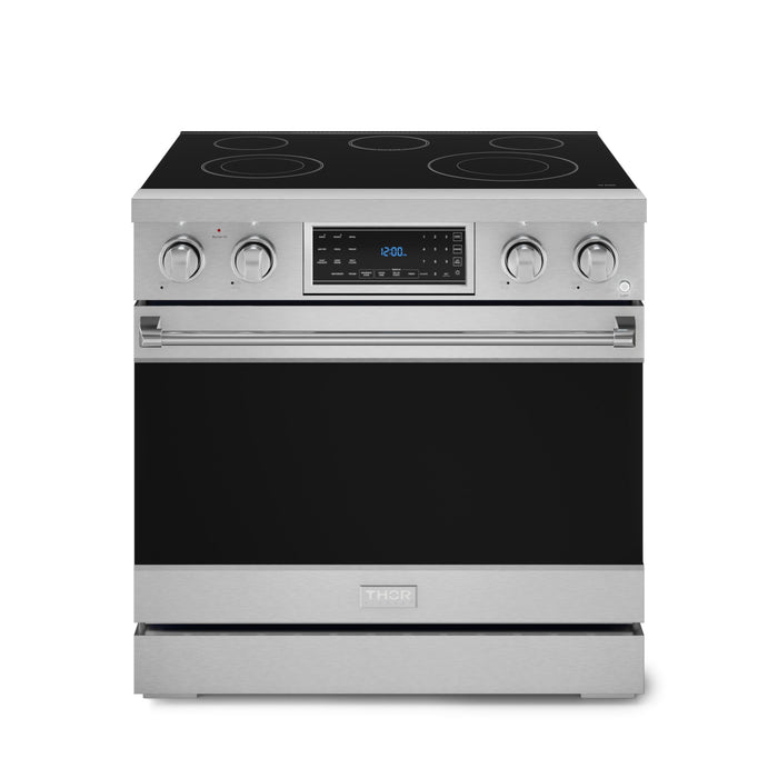 Thor Kitchen RSE36 36 Inch Professional Electric Range with Tilt Panel Touch Control | Gordon Ramsay Series
