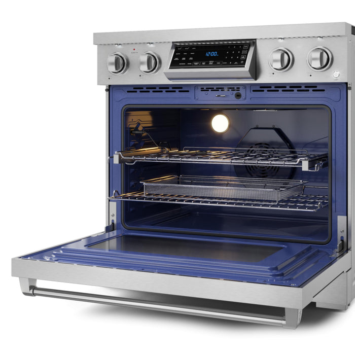 Thor Kitchen RSE36 36 Inch Professional Electric Range with Tilt Panel Touch Control | Gordon Ramsay Series