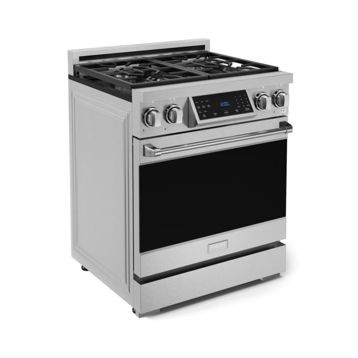 Thor Kitchen RSG30LP 30 Inch Gordon Ramsay Professional Gas Range with Tilt Panel Touch Control Liquid Propane Stainless Steel