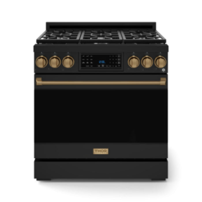 Thor Kitchen RSG36B 36 Inch Professional Gas Range | Gordon Ramsay Series