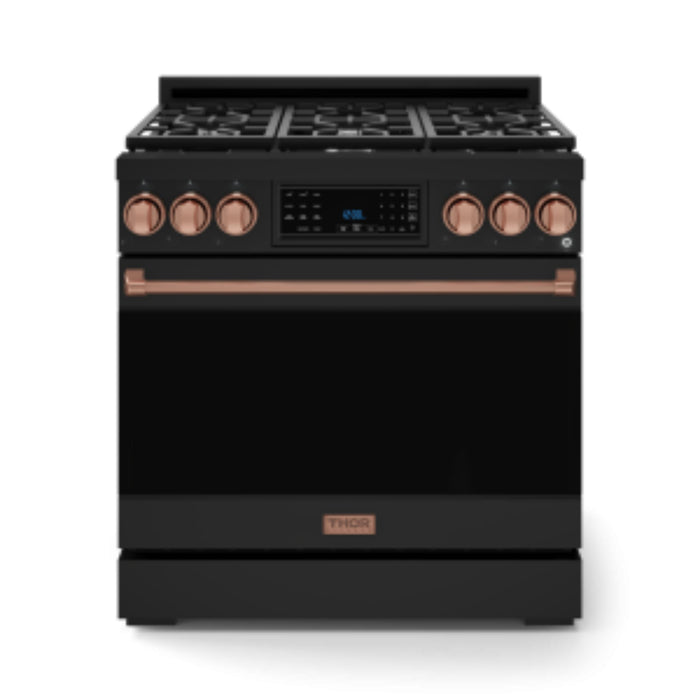 Thor Kitchen RSG36B 36 Inch Professional Gas Range | Gordon Ramsay Series