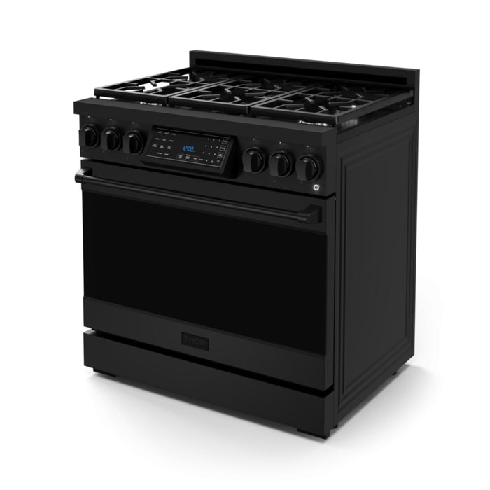 Thor Kitchen RSG36BLP 36 Inch Professional Liquid Propane Range | Gordon Ramsay Series