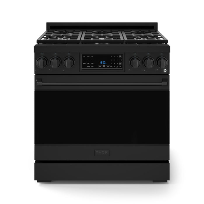 Thor Kitchen RSG36BLP 36 Inch Professional Liquid Propane Range | Gordon Ramsay Series
