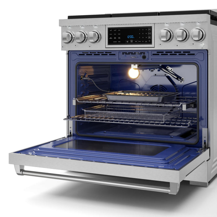 Thor Kitchen RSG36LP 36 Inch Professional Liquid Propane Range | Gordon Ramsay Series