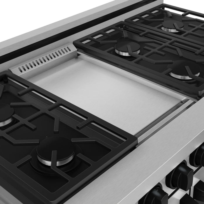 Thor Kitchen RSG48ELP 48 Inch Professional Liquid Propane Gas Range with 7 Burners and Dual Oven in Stainless Steel – Gordon Ramsay Series