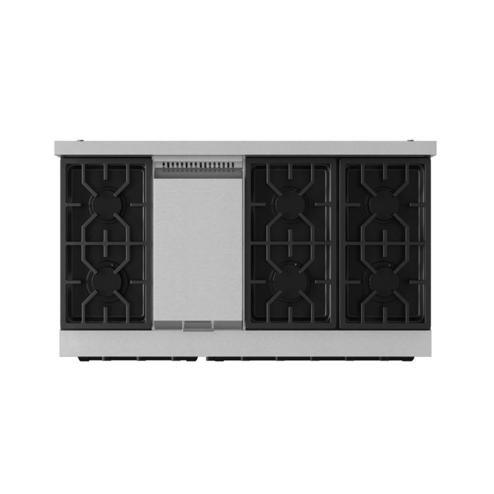 Thor Kitchen RSG48ELP 48 Inch Professional Liquid Propane Gas Range with 7 Burners and Dual Oven in Stainless Steel – Gordon Ramsay Series