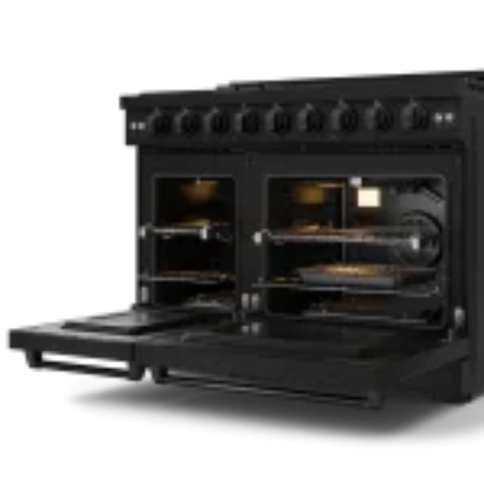 Thor Kitchen RSG48EB 48 Inch Freestanding Professional Gas Range | Gordon Ramsay Series