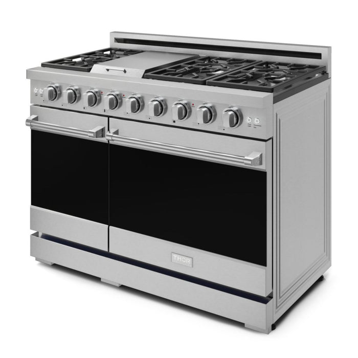 Thor Kitchen RSG48E 48 Inch Freestanding Professional Gas Range | Gordon Ramsay Series