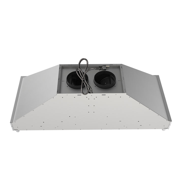 Forno Venezia 48 Inch Wall-Mounted Range Hood with Touch Controls and Baffle Filters