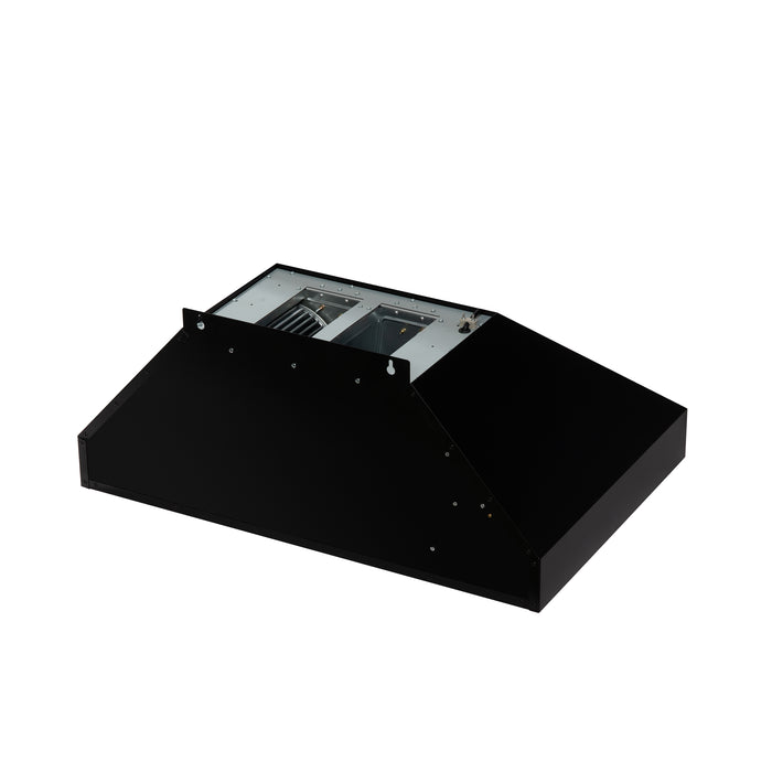Forno Aria 36 Inch Wall-Mounted Range Hood in Black