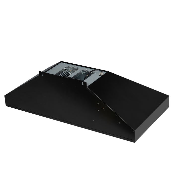 Forno Aria 48 Inch Wall-Mounted Range Hood in Black
