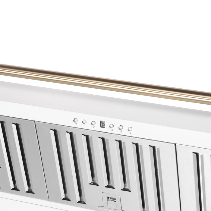 Forno Aria 48 Inch Wall-Mounted Range Hood in White