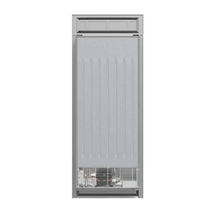 Forno Fortezza 32 Inch Right-Swing Convertible Refrigerator/Freezer with Trim Kit, Stainless Steel, Total No Frost