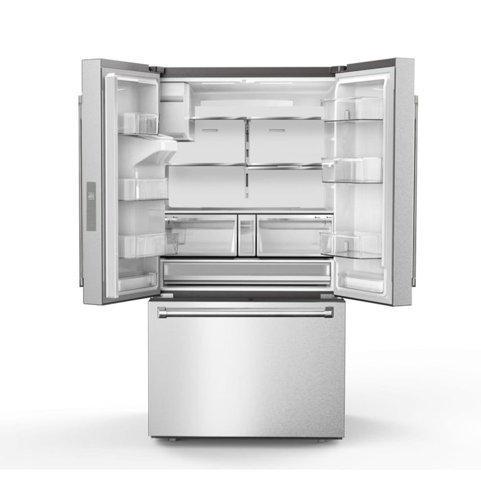 Thor Kitchen 36 Inch Professional French Door Refrigerator with Ice and Water Dispenser
