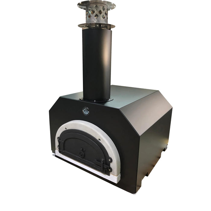 Chicago Brick Oven CBO-500 Countertop Wood Fired Pizza Oven – Solar Black Finish