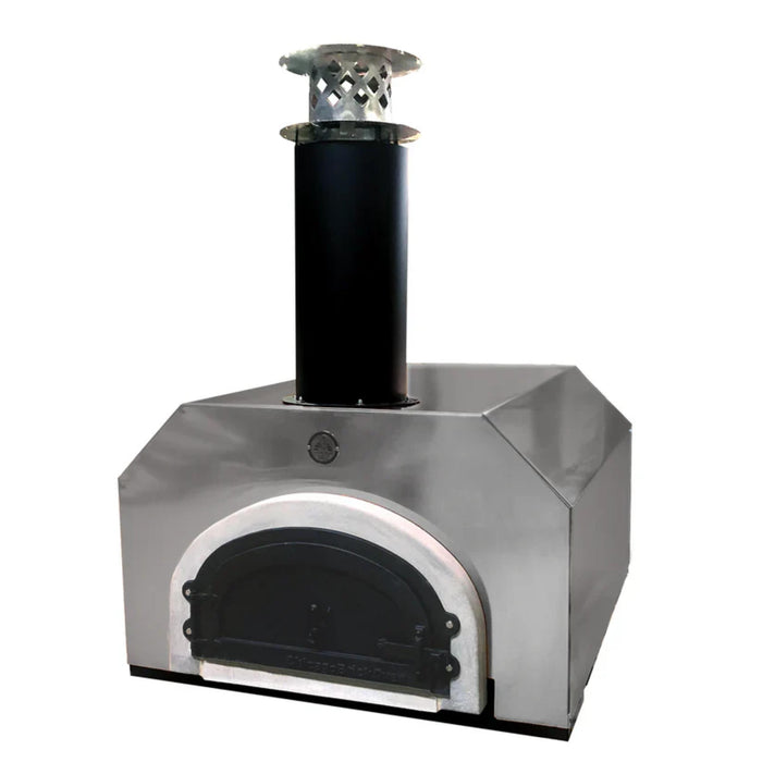 Chicago Brick Oven CBO-750 Countertop Wood Fired Pizza Oven – Stainless Steel Finish