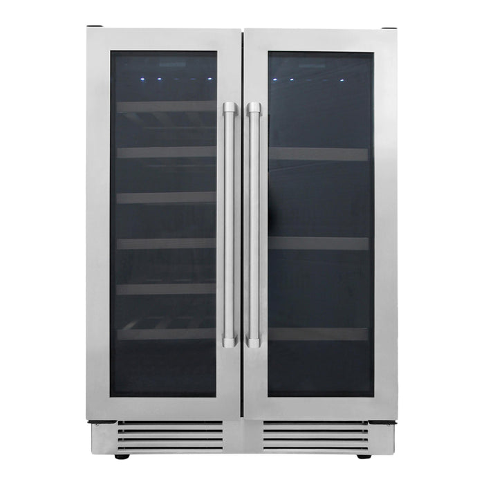 Thor Kitchen  24-Inch Stainless Steel Dual Zone Beverage Center
